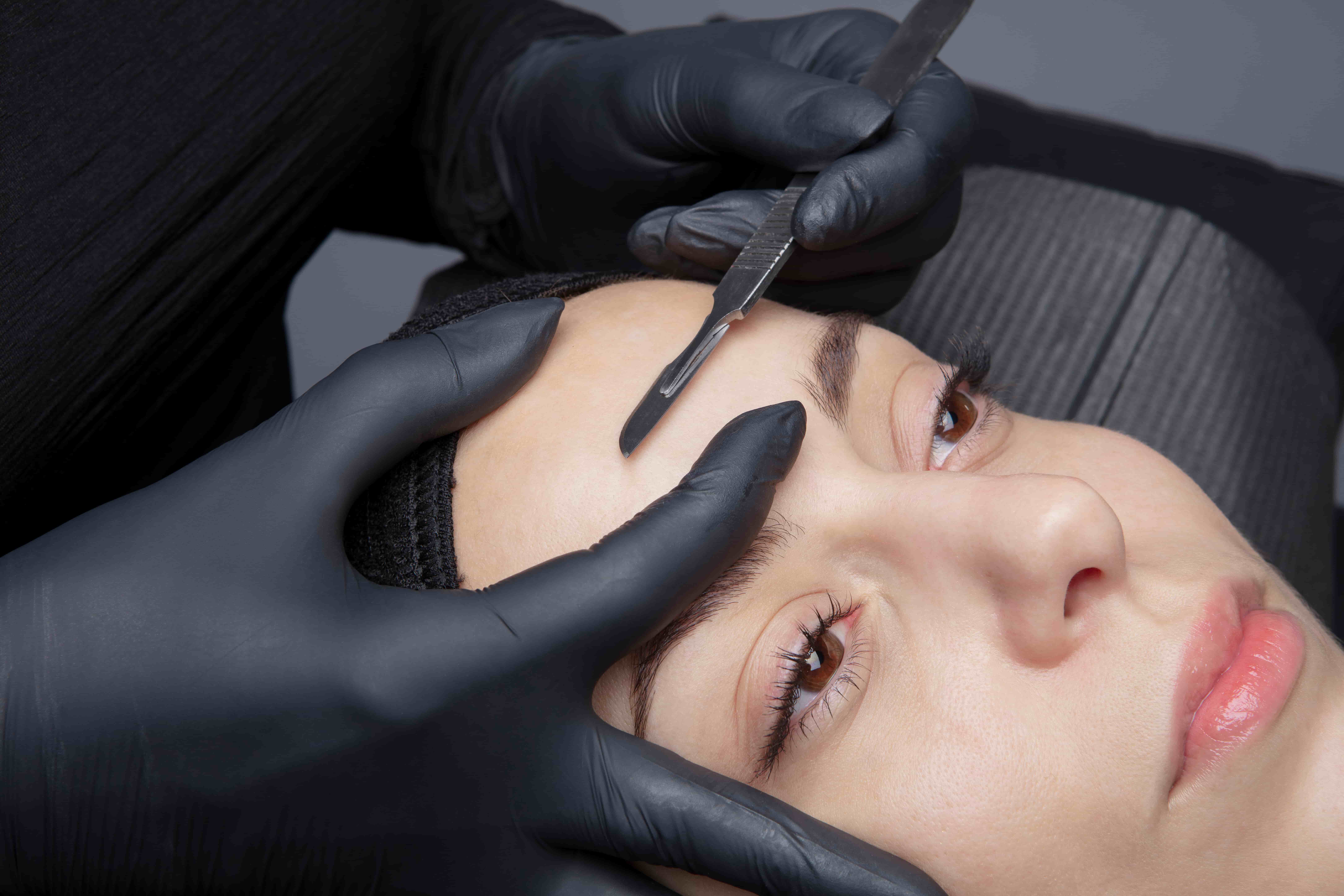 A Lady getting Dermaplaning treatment | Golden Medical Aesthetics in Meridian, ID